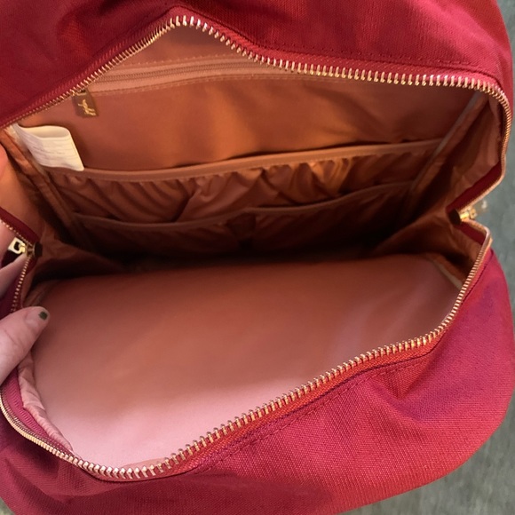 MIDI BACKPACK - TIBETAN RED CHROMATICS - NWOT